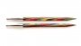 Съемные деревянные спицы без лески KnitPro Symfonie Wood, 2 шт, укороченные, длина 8,5 см, 5 мм, арт.20426 фото