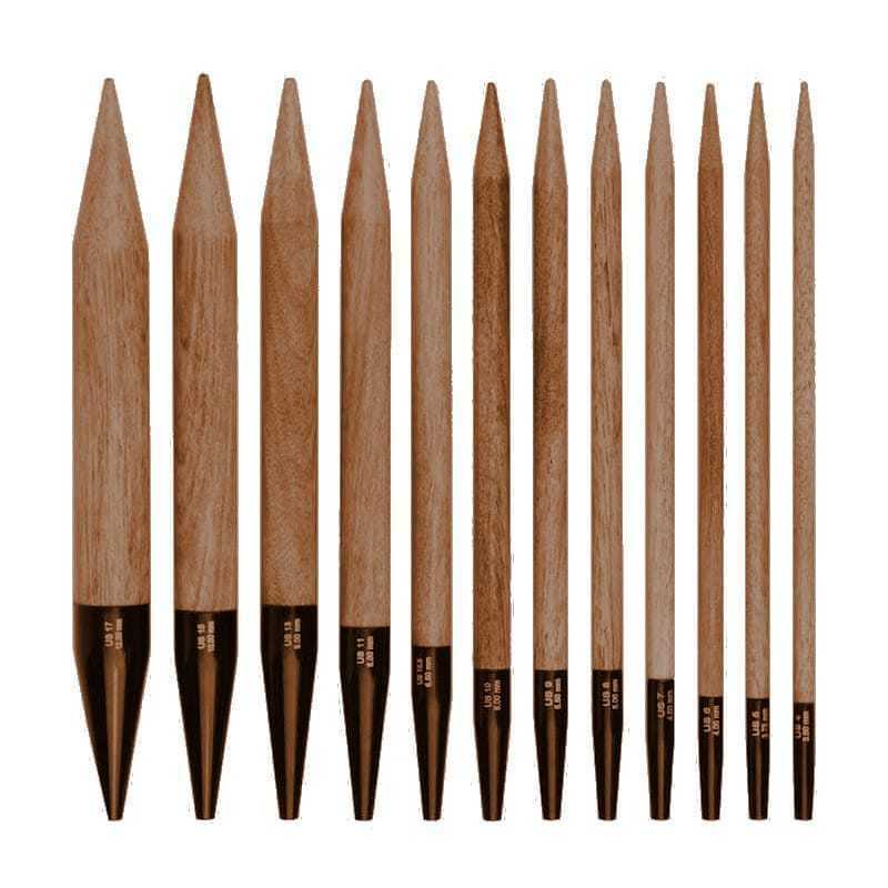 Съемные спицы стандартной длины Lykke UMBER 5" IC (12,5 см), размер US 17 (12мм) фото